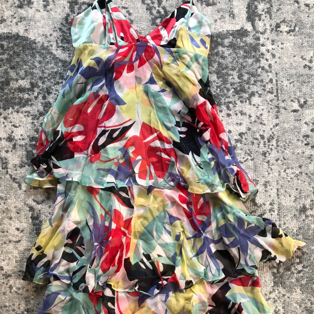 Tibi midi silk dress. Sz 2- great condition